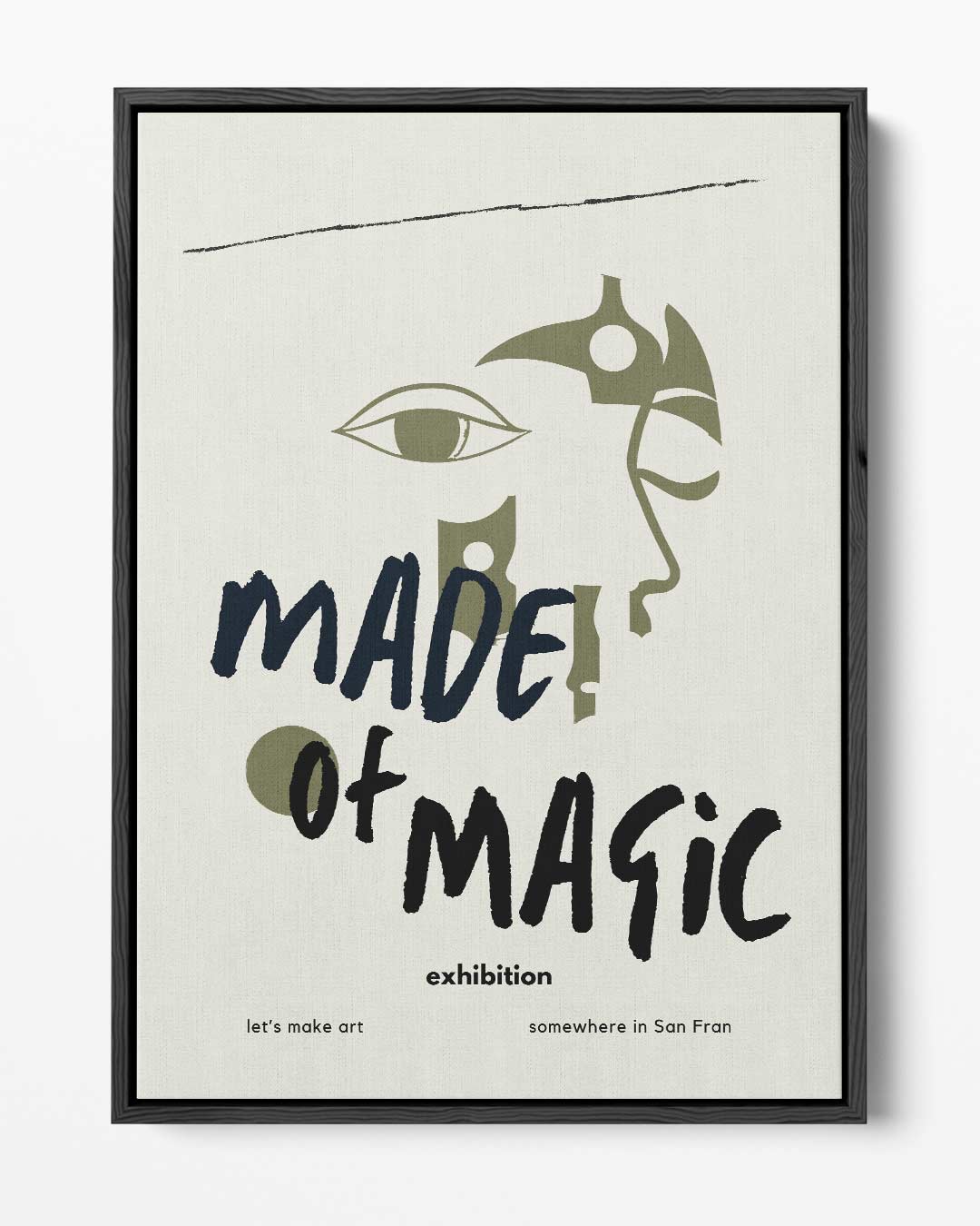 Made of Magic kunsttentoonstelling poster