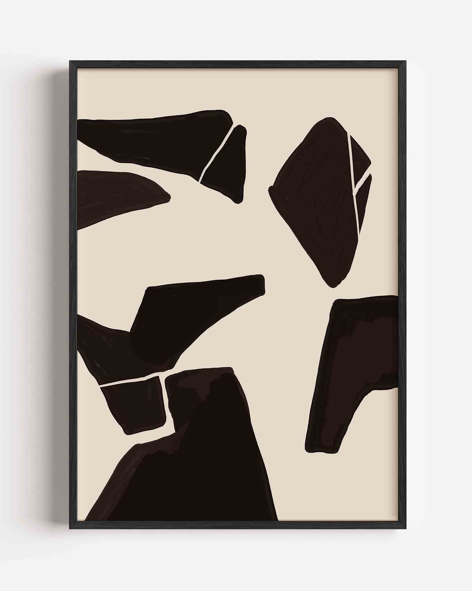 Abstracte vormen Poster