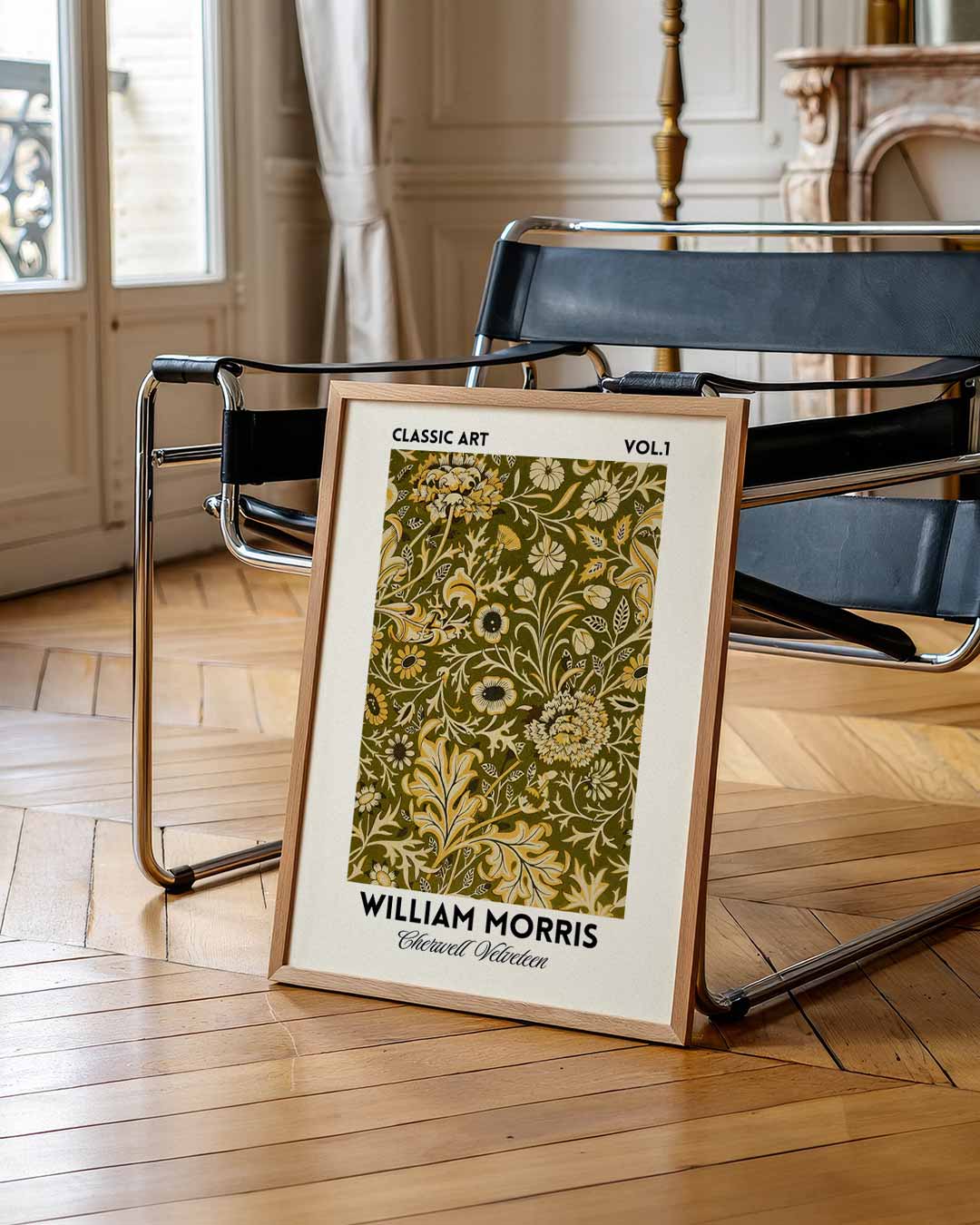 Vintage Bloemenpracht Poster