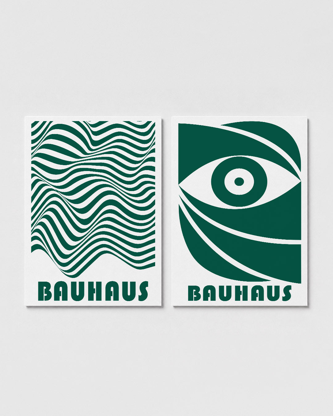 Golvend lijnenspel Posterset