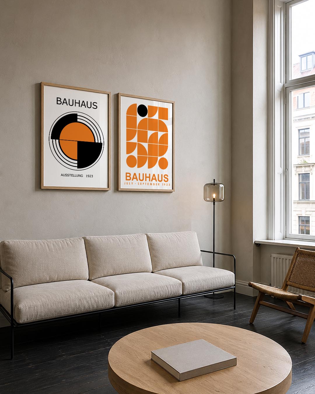 Cirkelpatroon en kleur Posterset