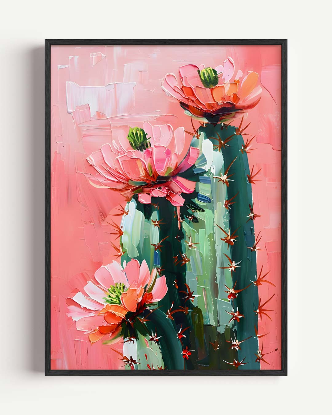 Bloeiende Cactus Droom Poster