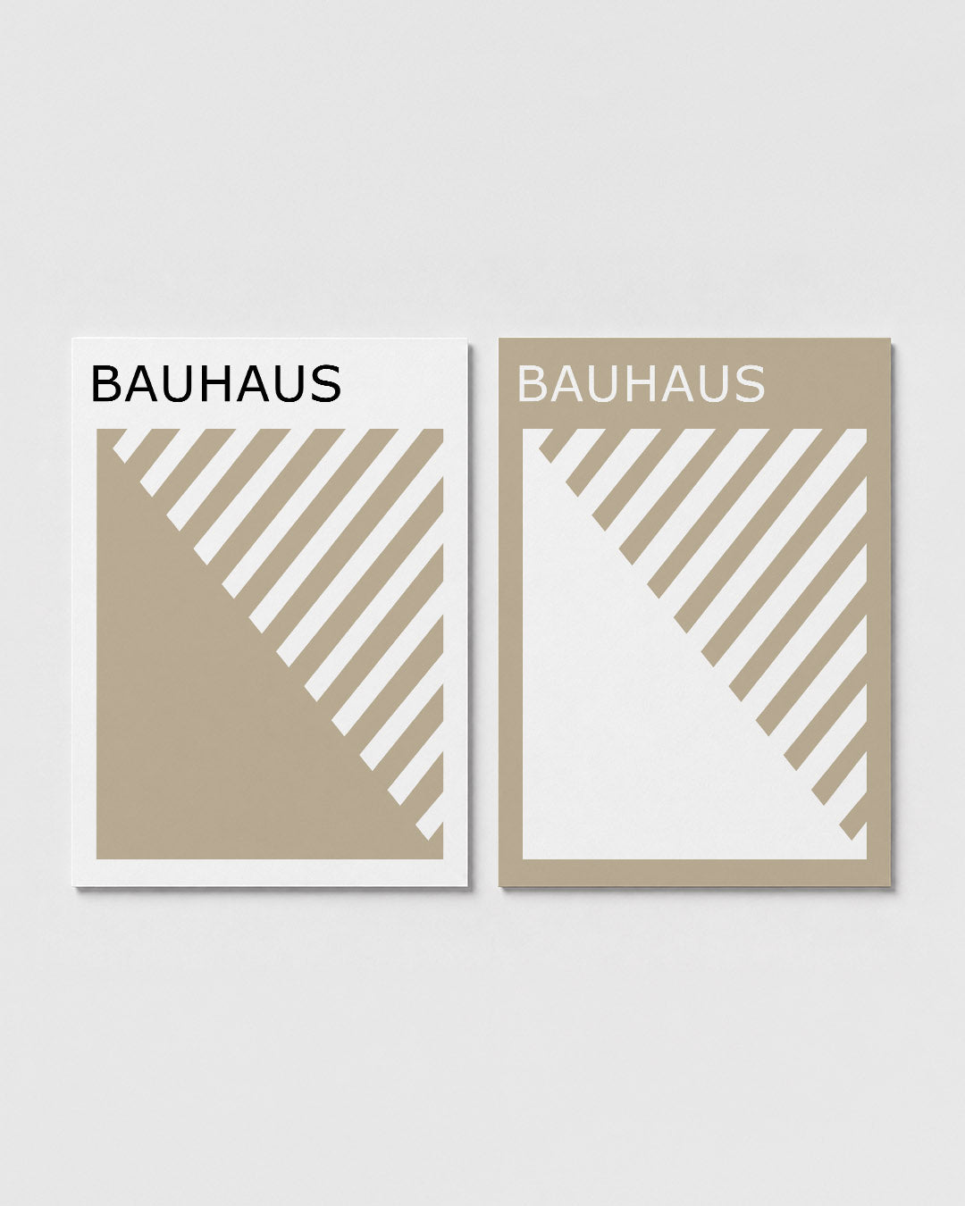 Diagonal strepen Posterset