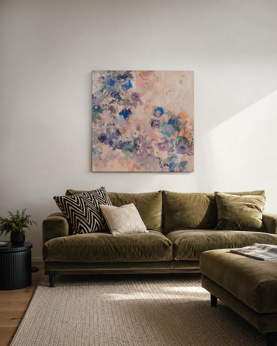 Dromerige kleurenexplosie Kunstwerk