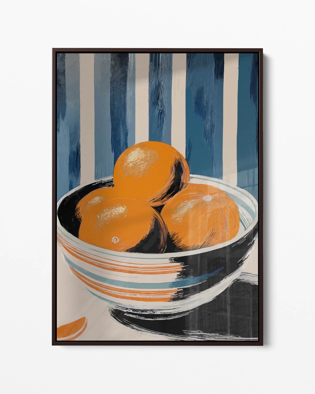 Nostalgische Stilleven met Sinaasappels Kunstwerk-canvas-dibond-plexiglas-wanddecoratie-WallArtistic