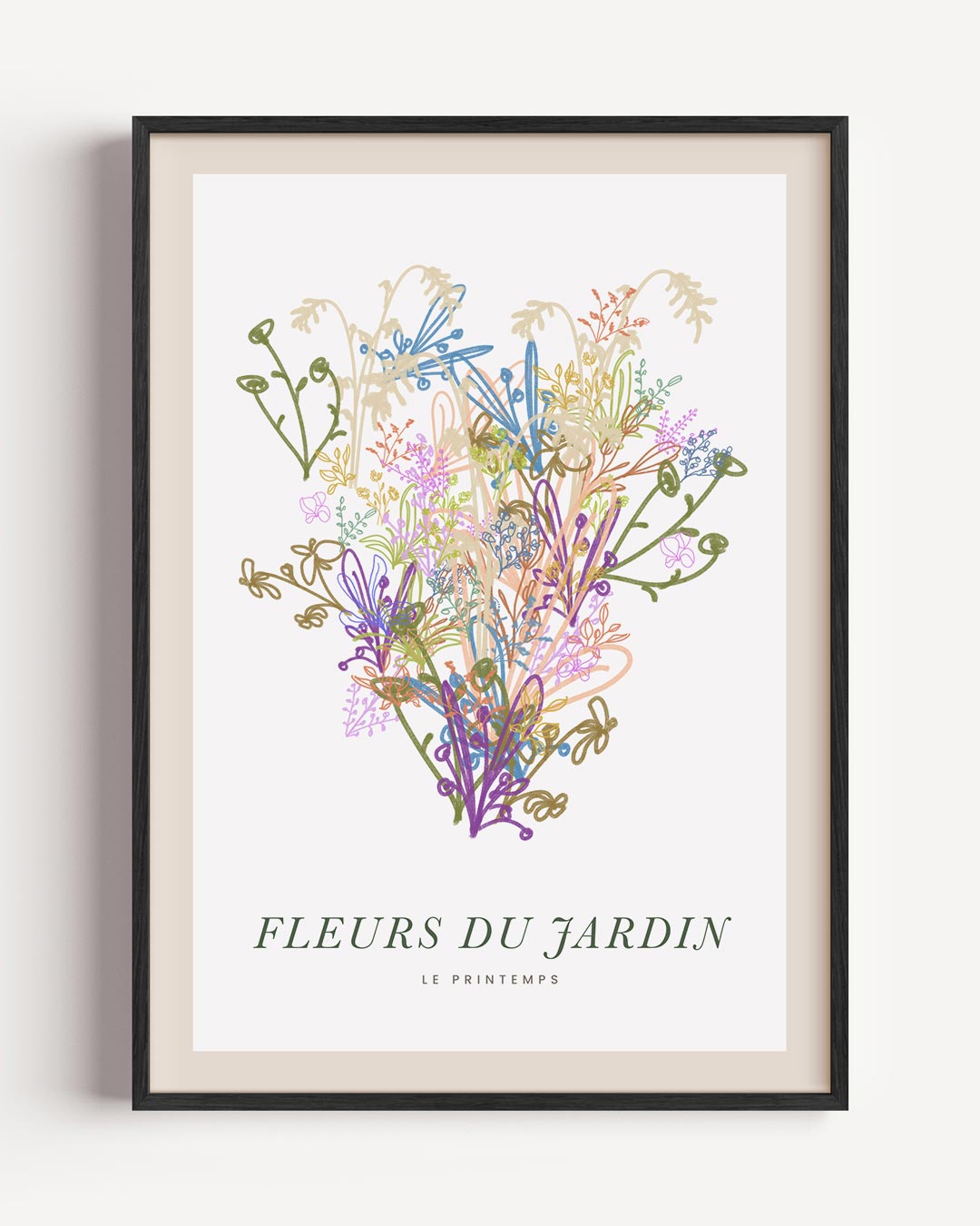 Fleurs du Jardin Poster-WallArtistic