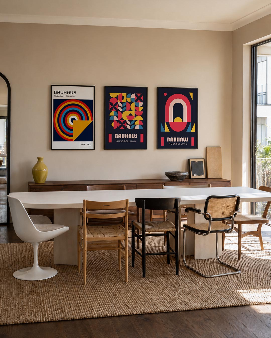 Cirkel en hoek Posterset