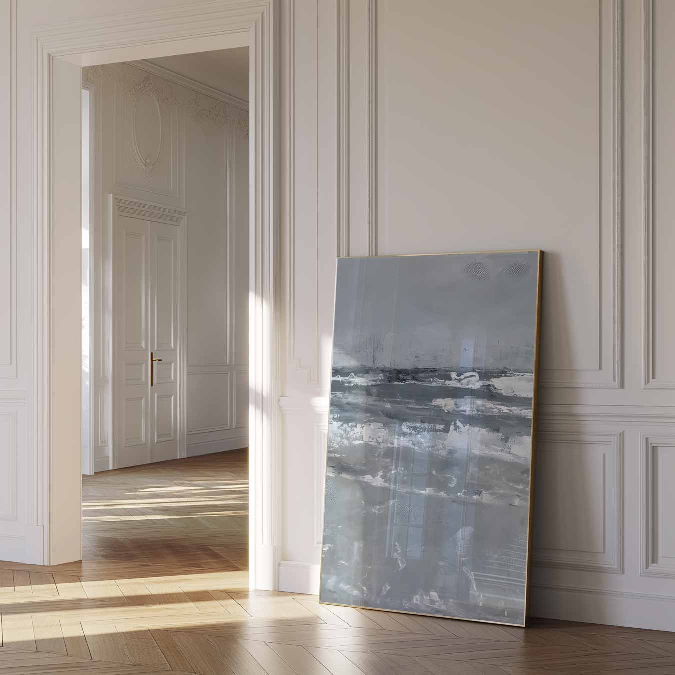 Rustgevende Abstracte Lucht Poster