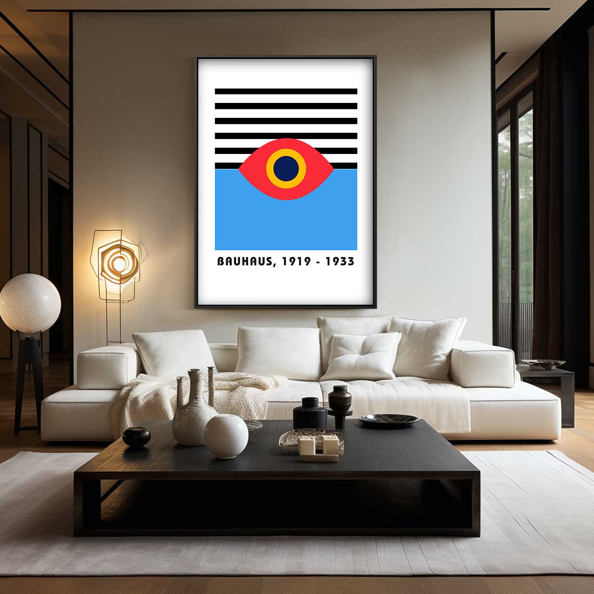 Bauhaus Stijl Poster Kunstwerk-canvas-dibond-plexiglas-wanddecoratie-WallArtistic