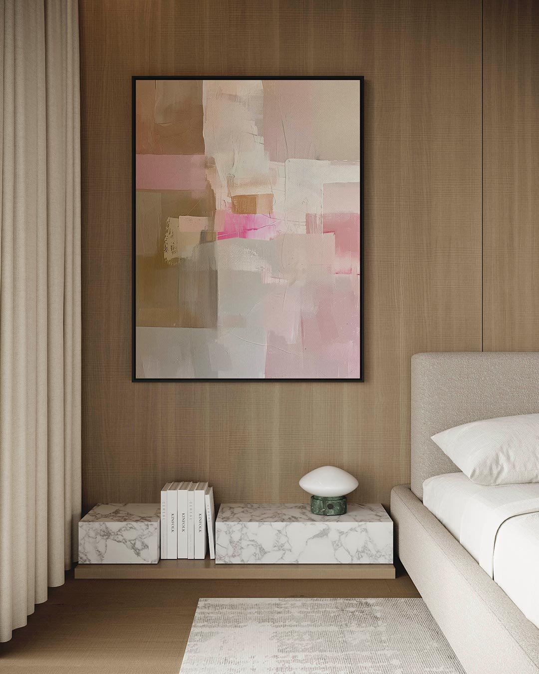 Zachte kleuren harmonie Kunstwerk