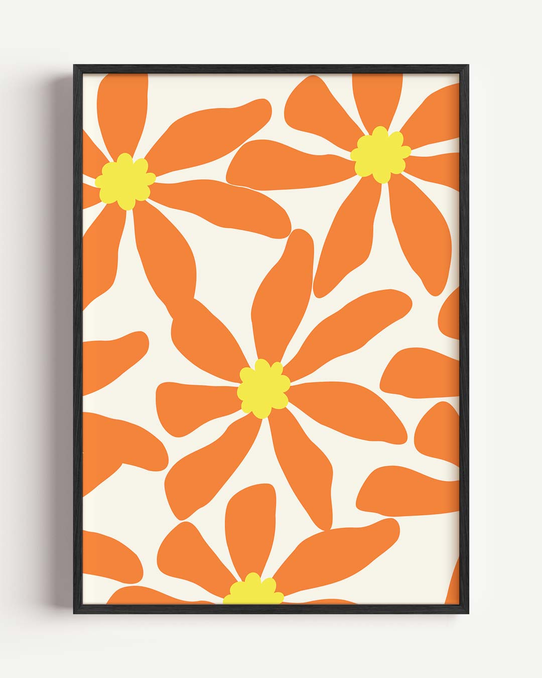 Vrolijke Bloemenposter