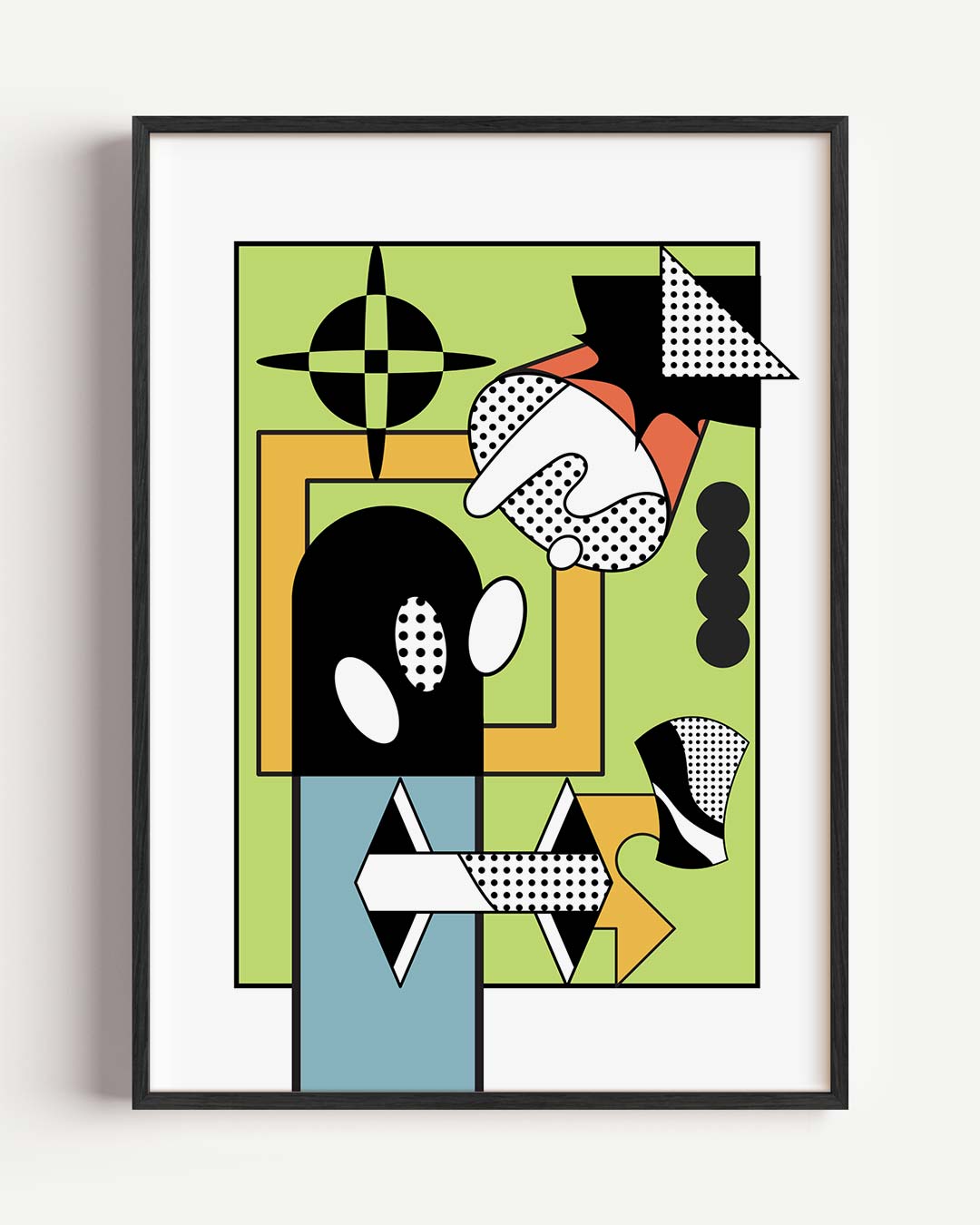 Moderne Geometrische Kunstposter