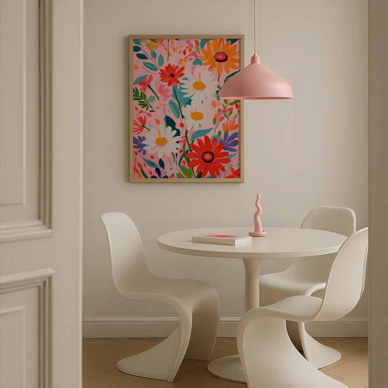 Bloemenpracht op Canvas Poster