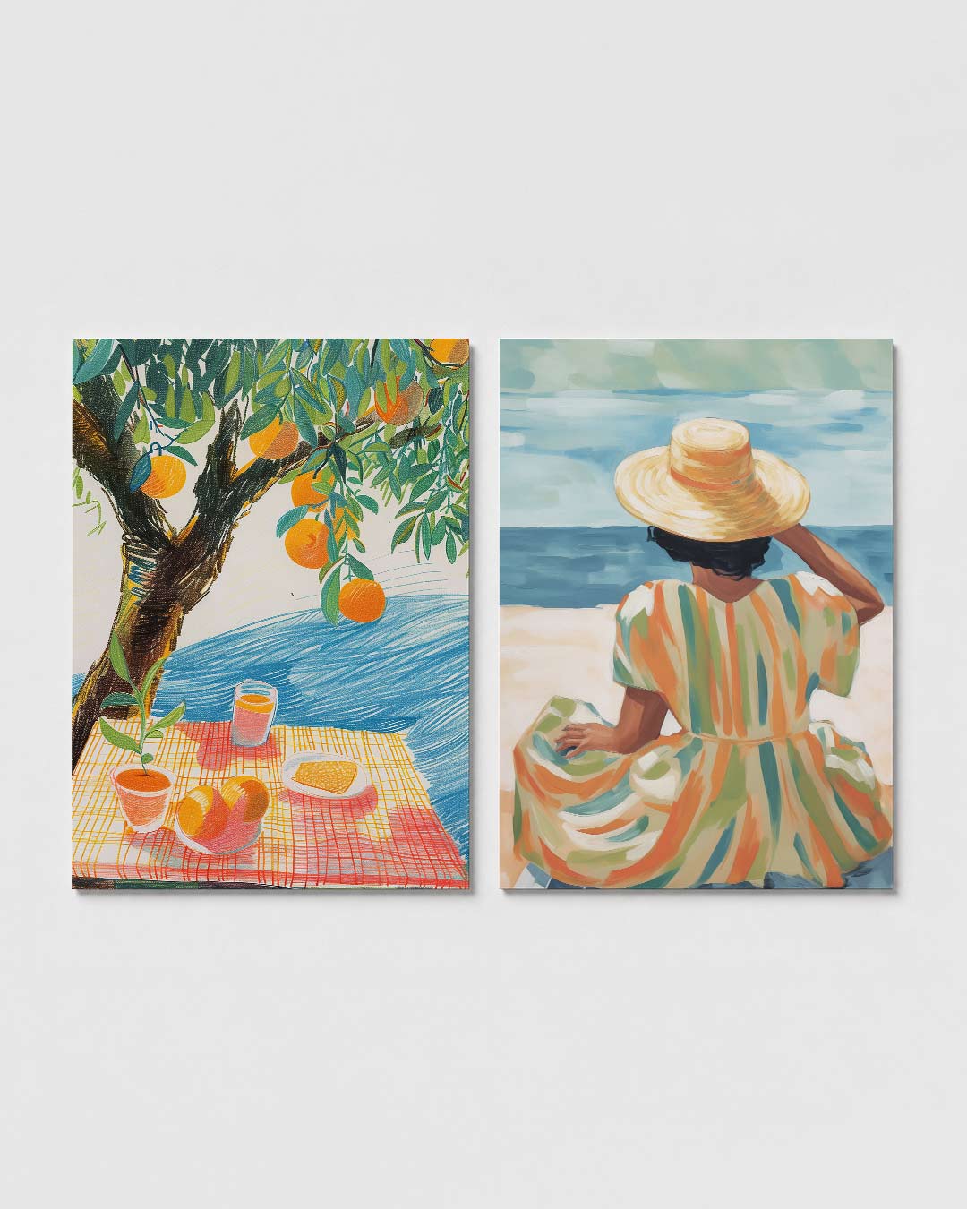 Fruit en tafereel Posterset