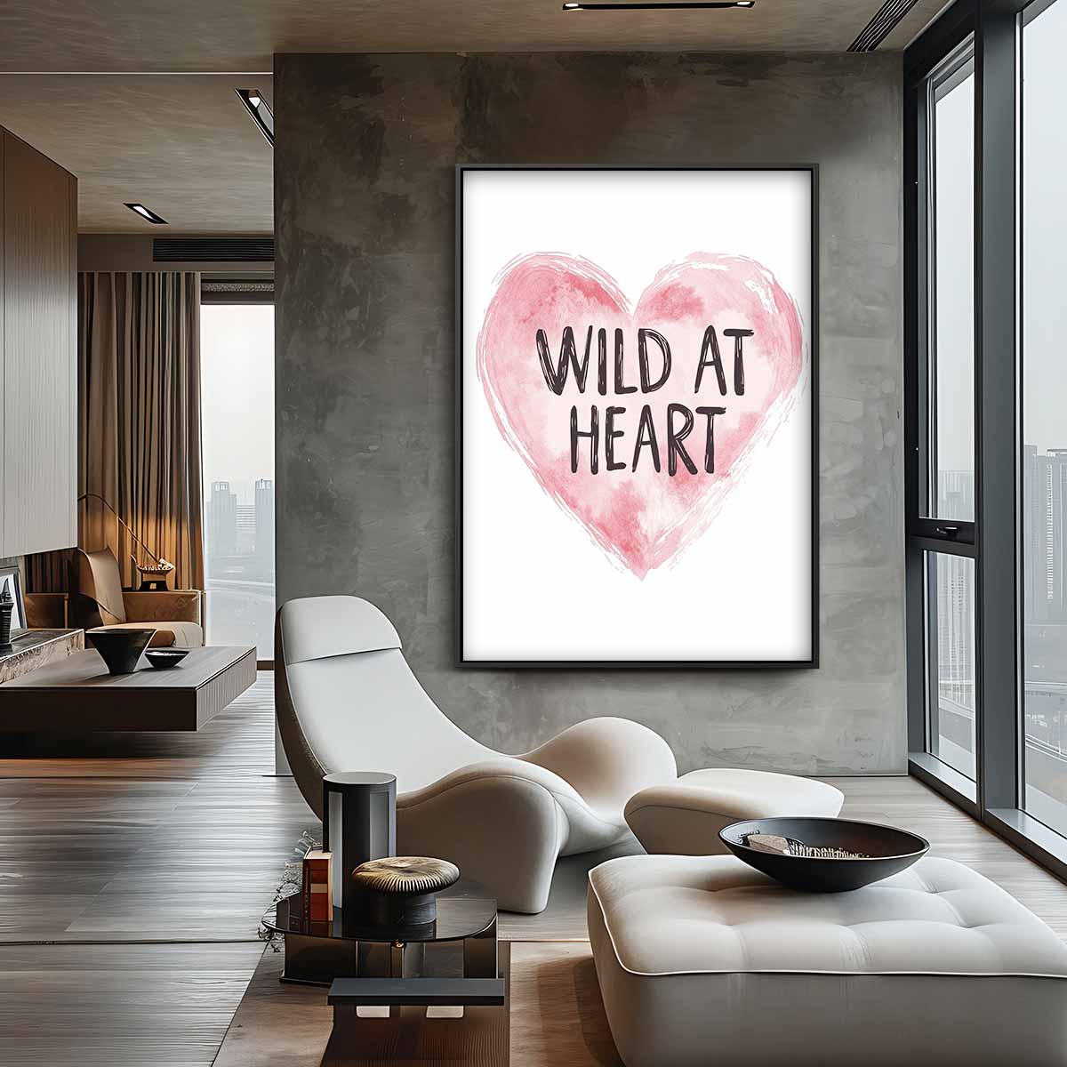 Wild at Heart Poster Kunstwerk-canvas-dibond-plexiglas-wanddecoratie-WallArtistic