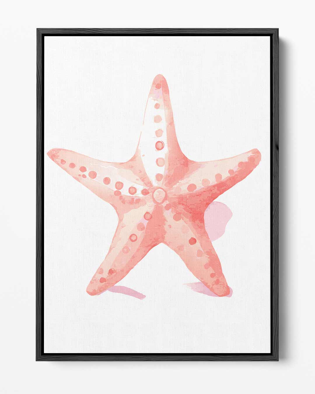 Zachte Zeester Illustratie Kunstwerk-canvas-dibond-plexiglas-wanddecoratie-WallArtistic