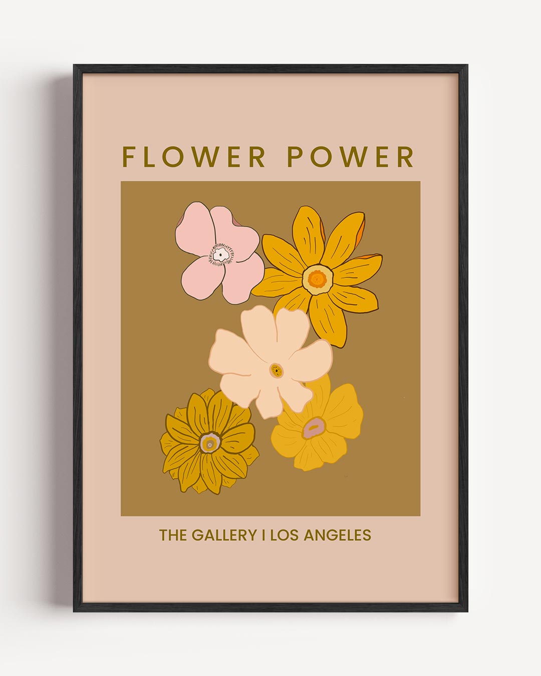 Flower Power Bloemenposter-WallArtistic