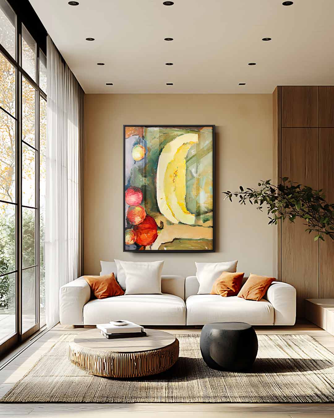 Vrolijke Vruchten Kunstwerk-canvas-dibond-plexiglas-wanddecoratie-WallArtistic