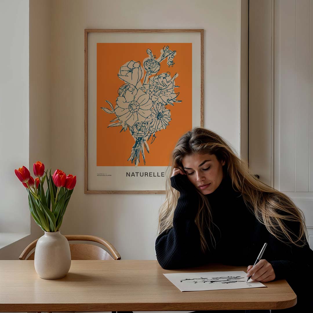 Bloemenpracht Poster Naturelle Poster-WallArtistic
