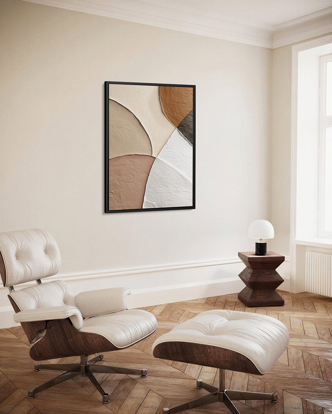 Organische vormen compositie Kunstwerk