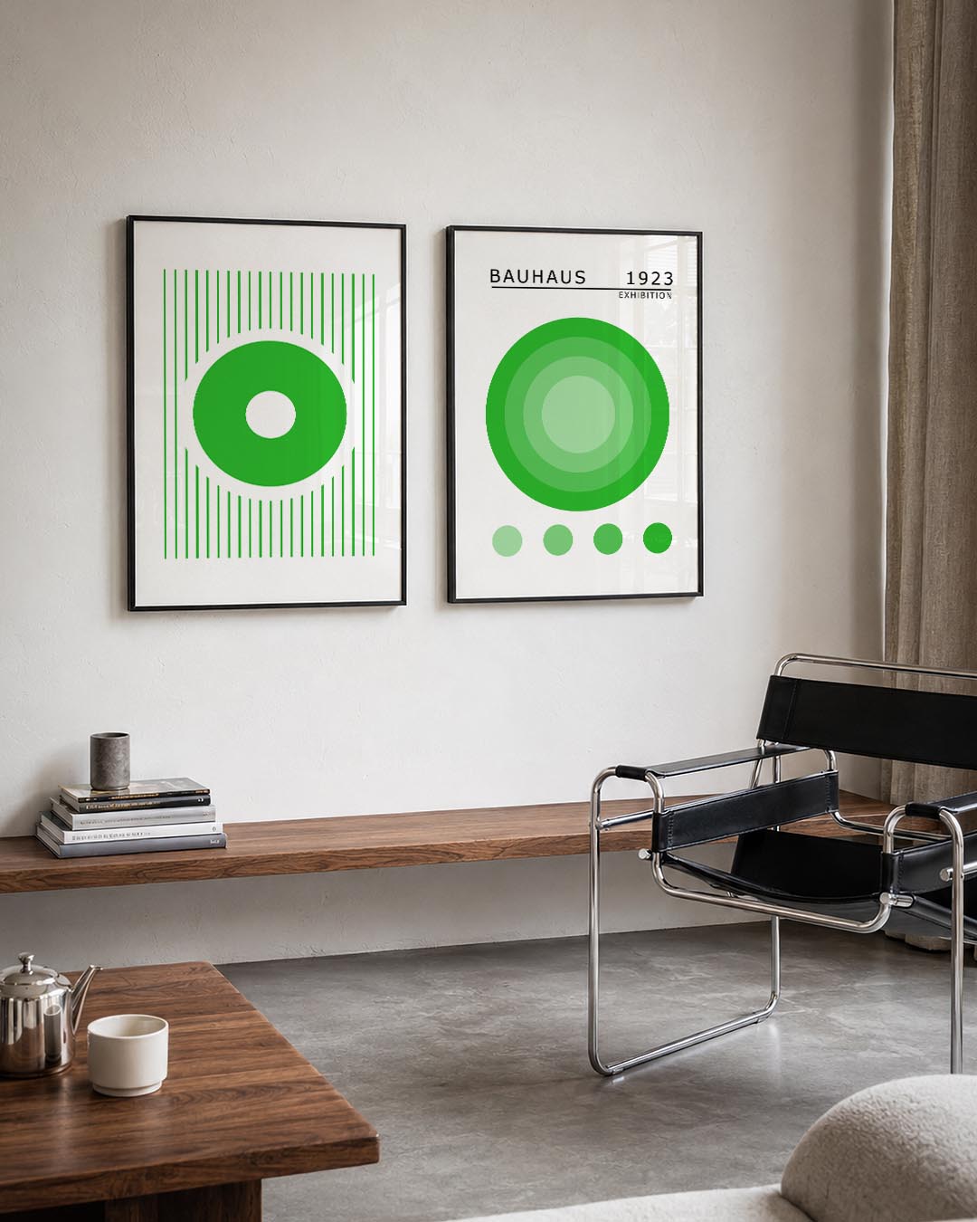 Cirkel en lijnen Posterset