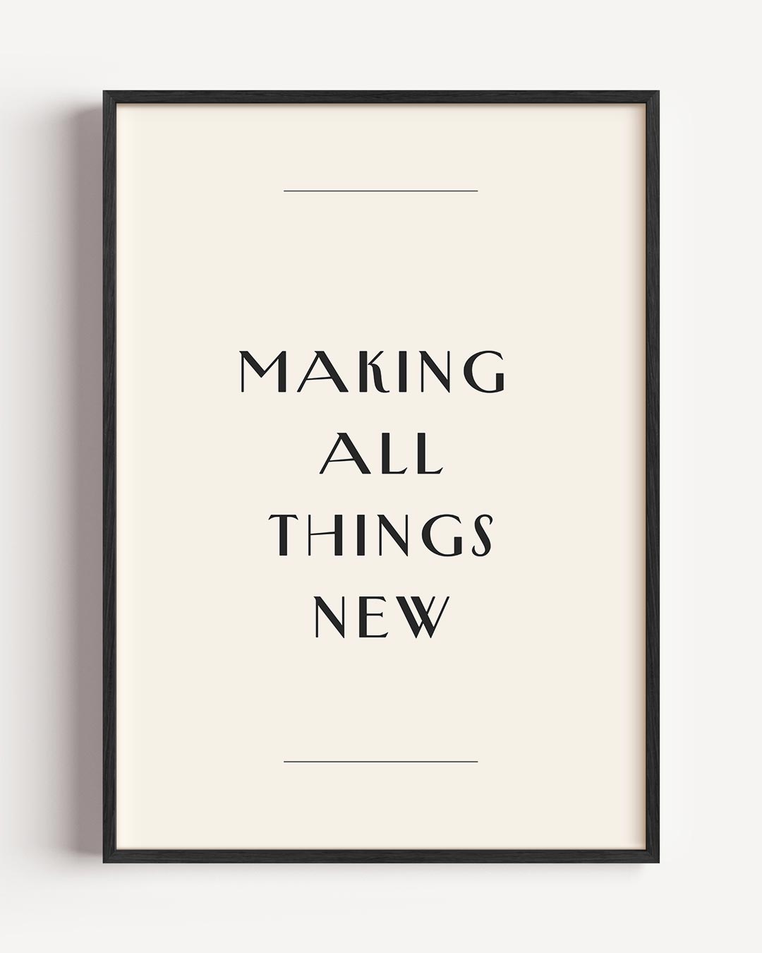 Inspirerende Nieuw Begin Poster-WallArtistic