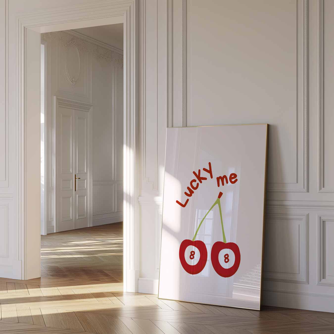 Lucky Me Kersen Poster