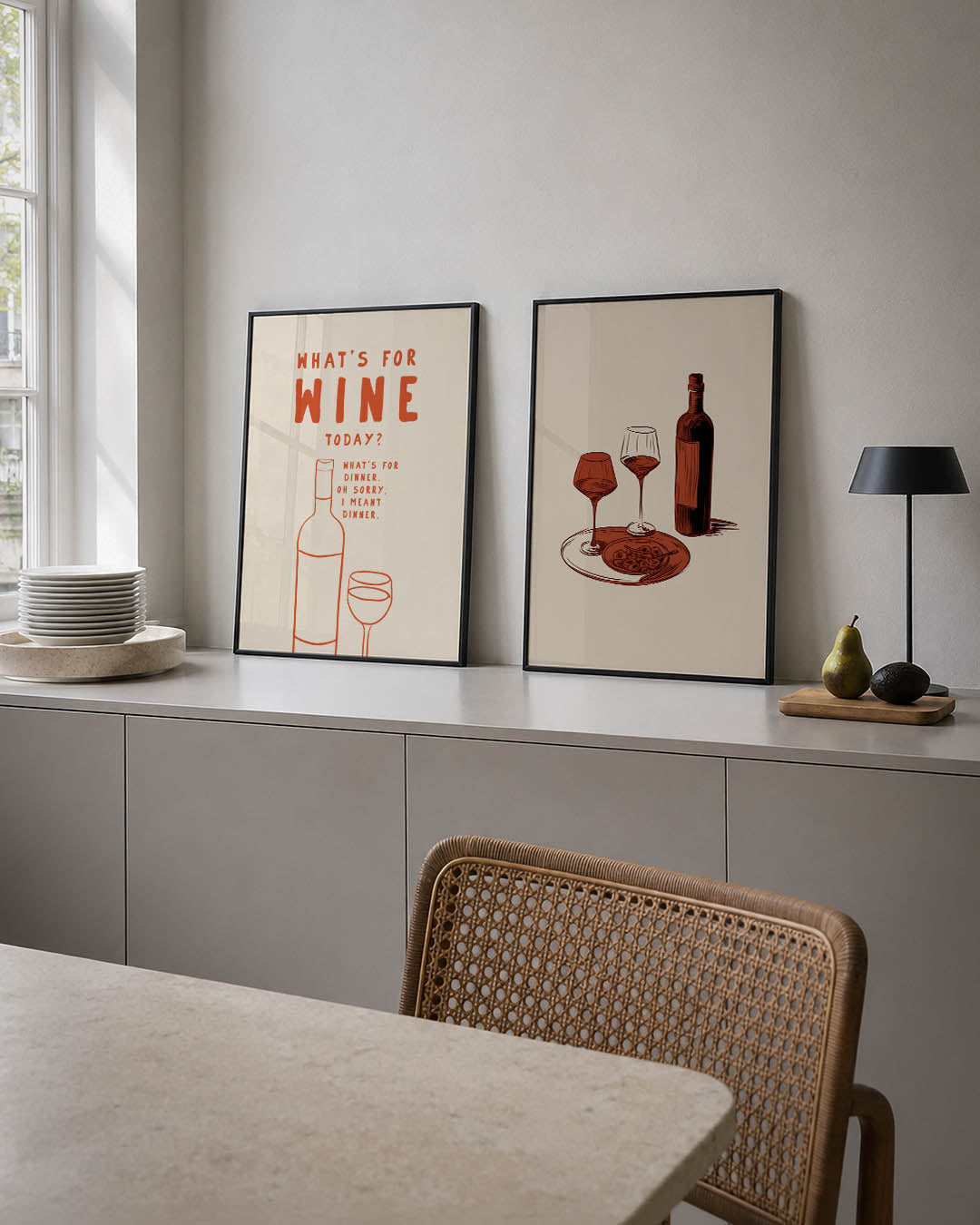 Wijn en woorden Posterset