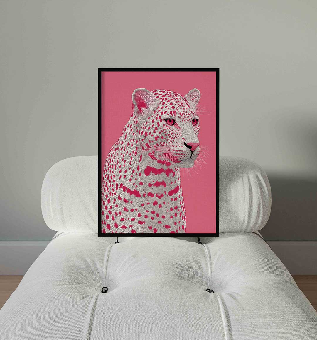 Roze luipaard Poster