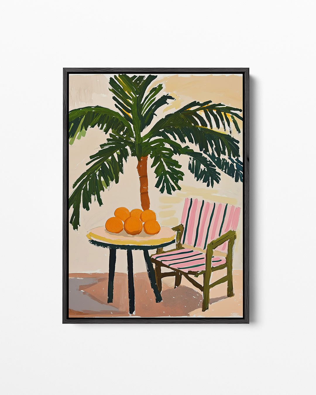 Tropische zomer setting Kunstwerk