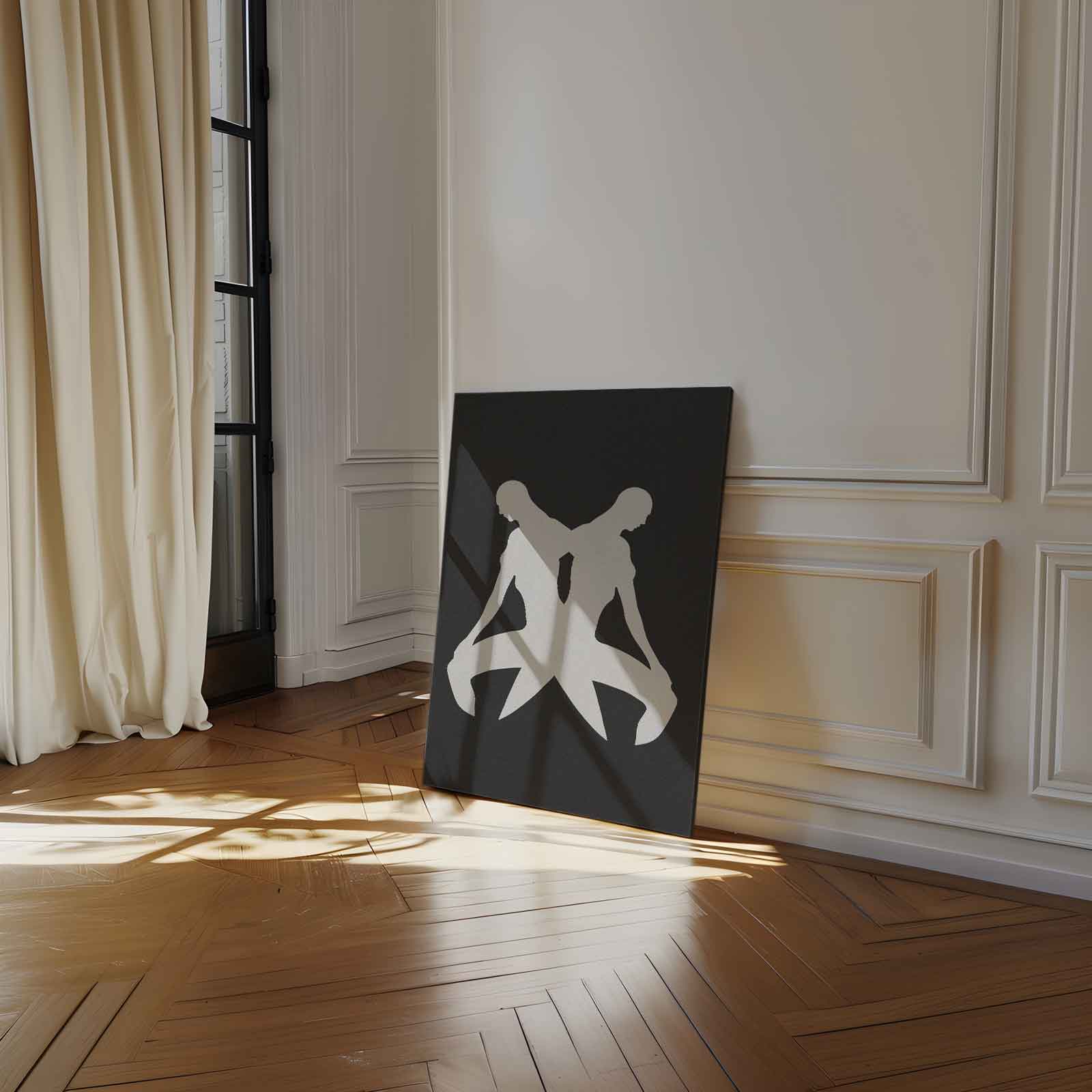 Reflectie in Beweging Kunstwerk-canvas-dibond-plexiglas-wanddecoratie-WallArtistic