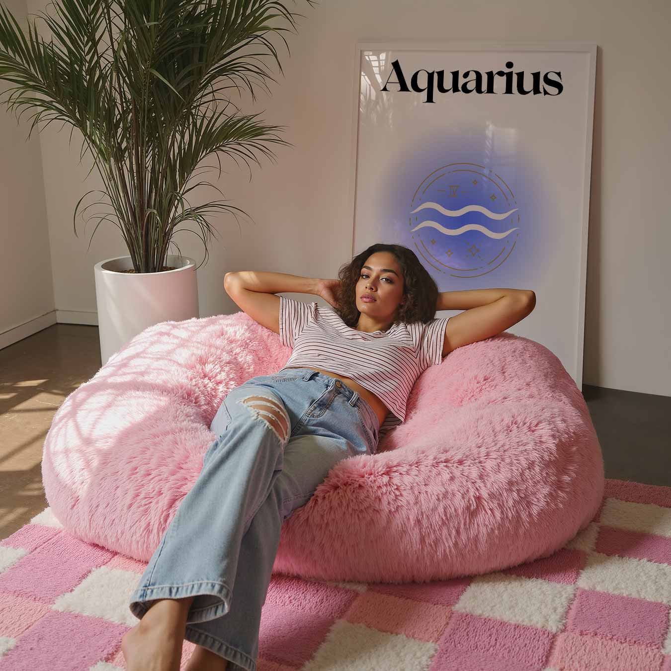 Aquarius Sterrenbeeld Poster