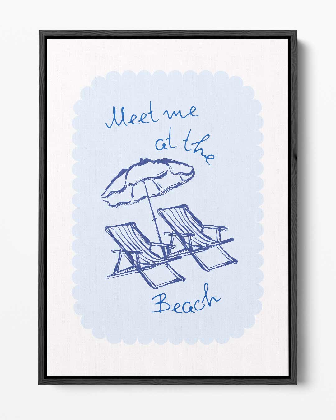Strand Avontuur Poster Kunstwerk-canvas-dibond-plexiglas-wanddecoratie-WallArtistic