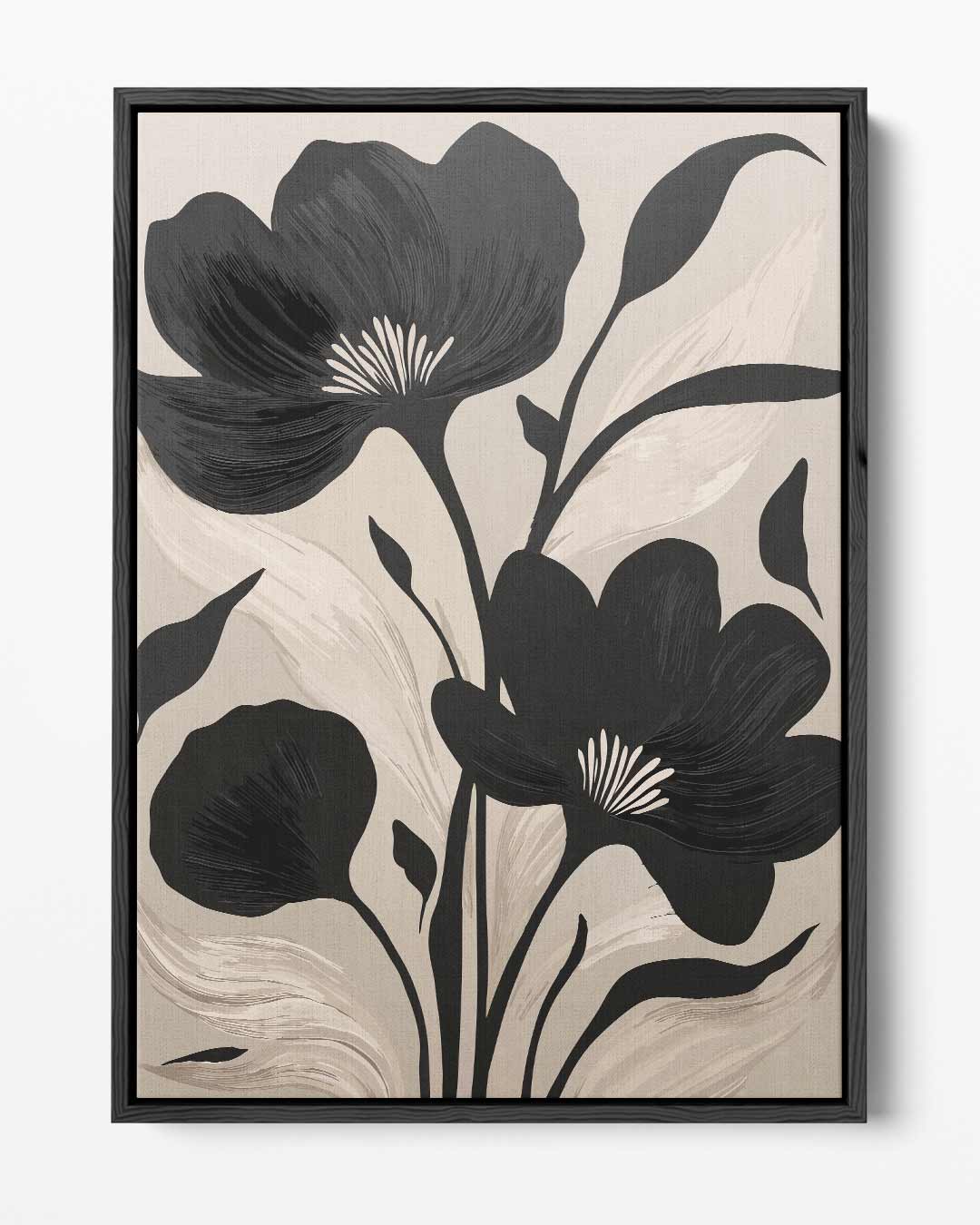 Abstracte Bloemenpracht Kunstwerk-canvas-dibond-plexiglas-wanddecoratie-WallArtistic