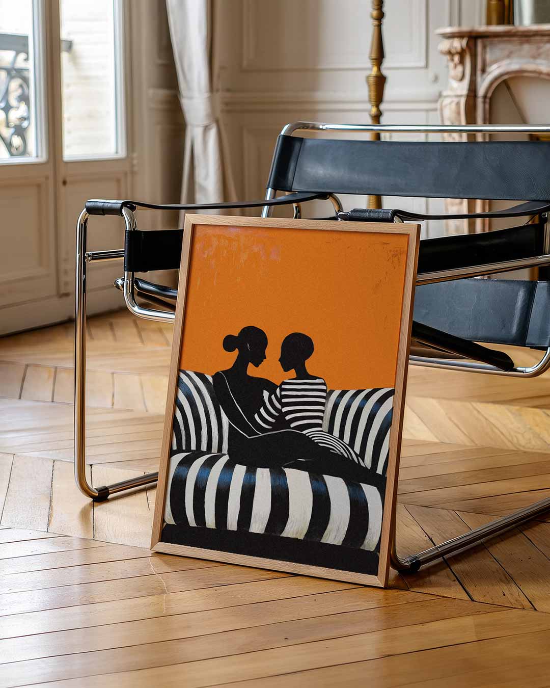 Stijlvolle Silhouetten Poster