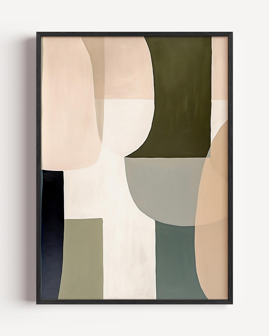 Abstracte Aardetinten Poster-WallArtistic