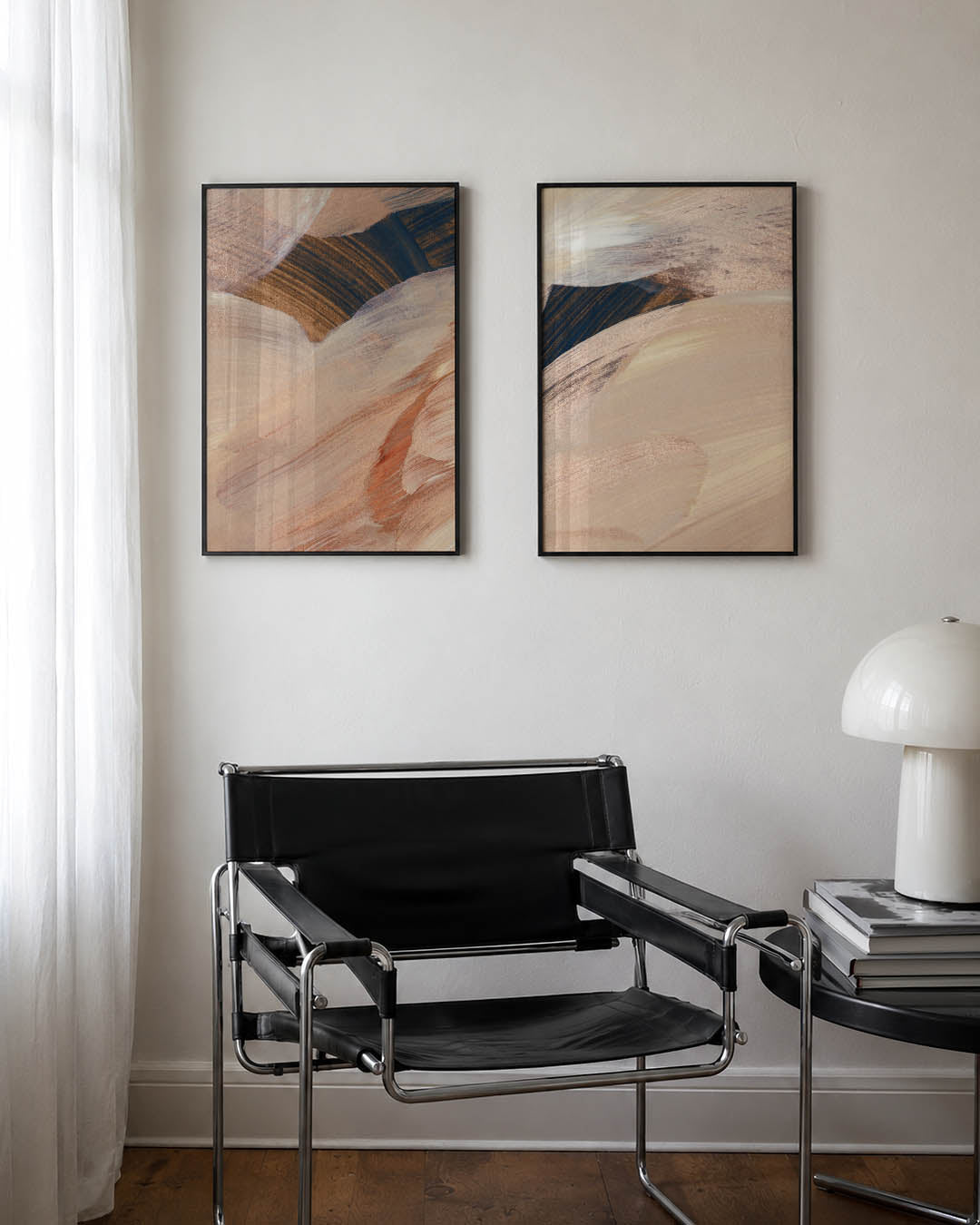 Zachte kleurvlakken Posterset