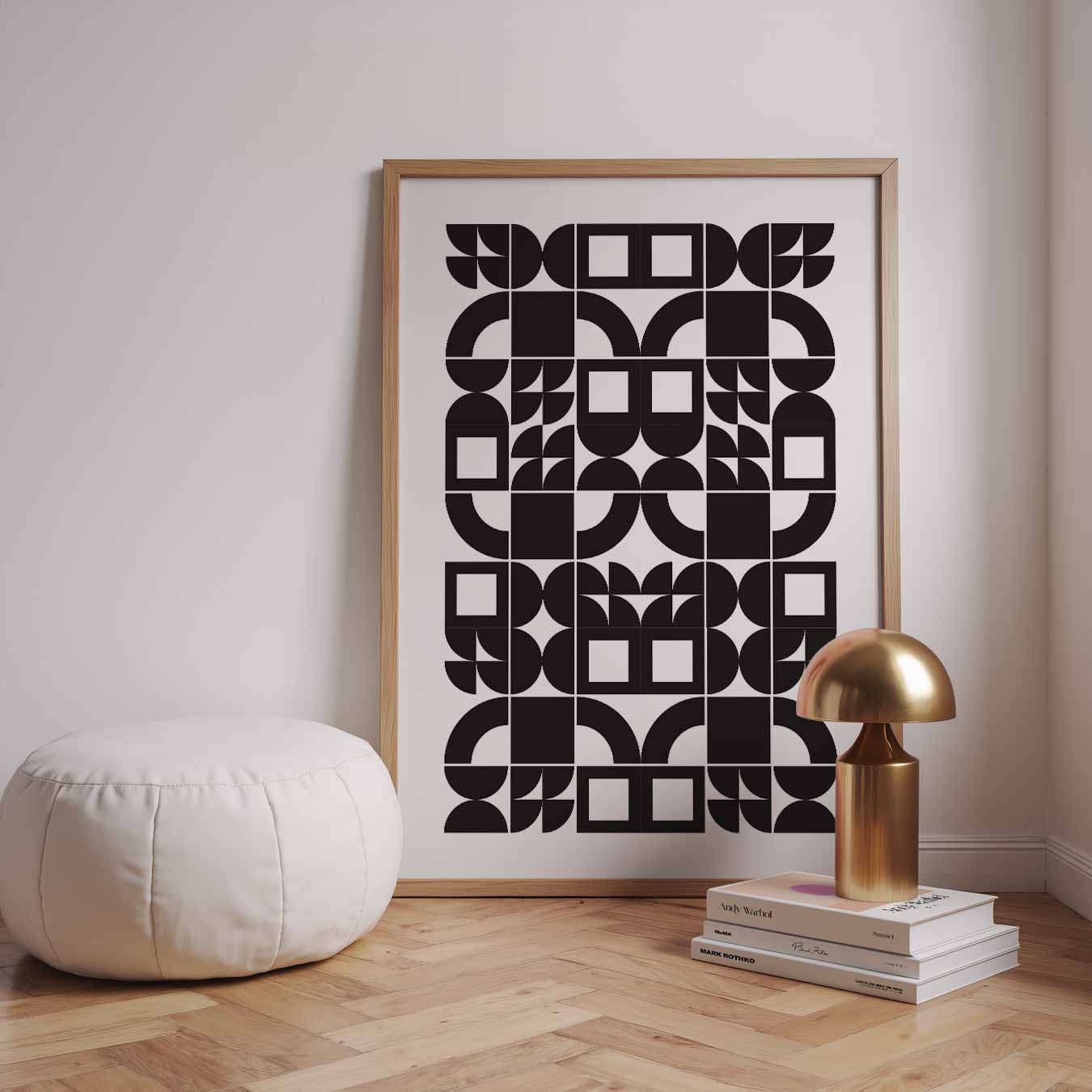 Moderne Geometrische Kunstposter
