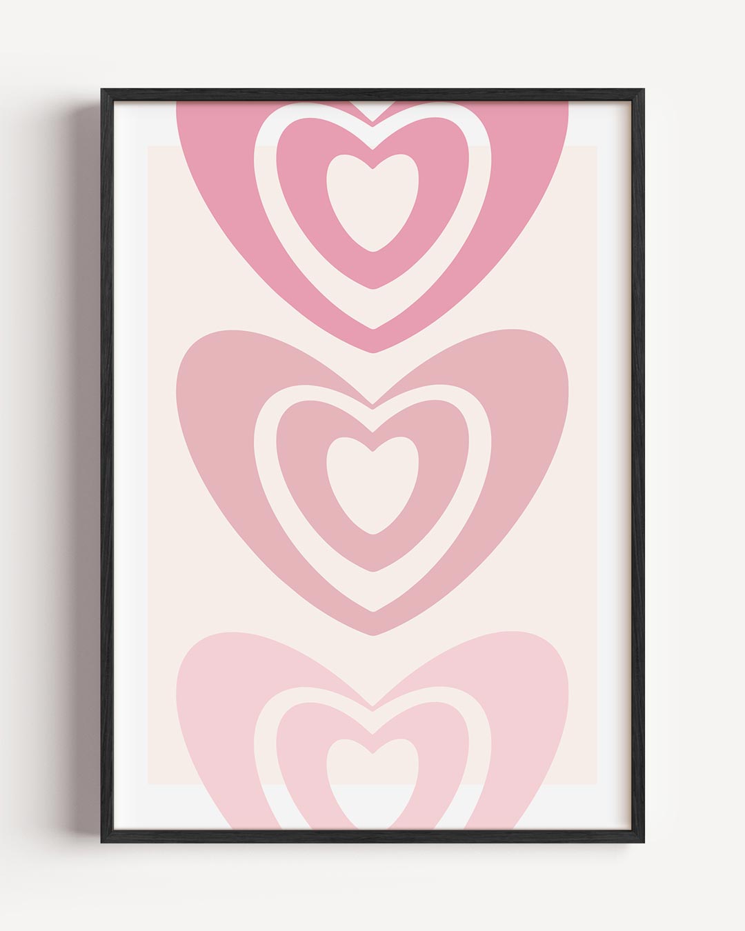 Romantische Hartjes Poster-WallArtistic