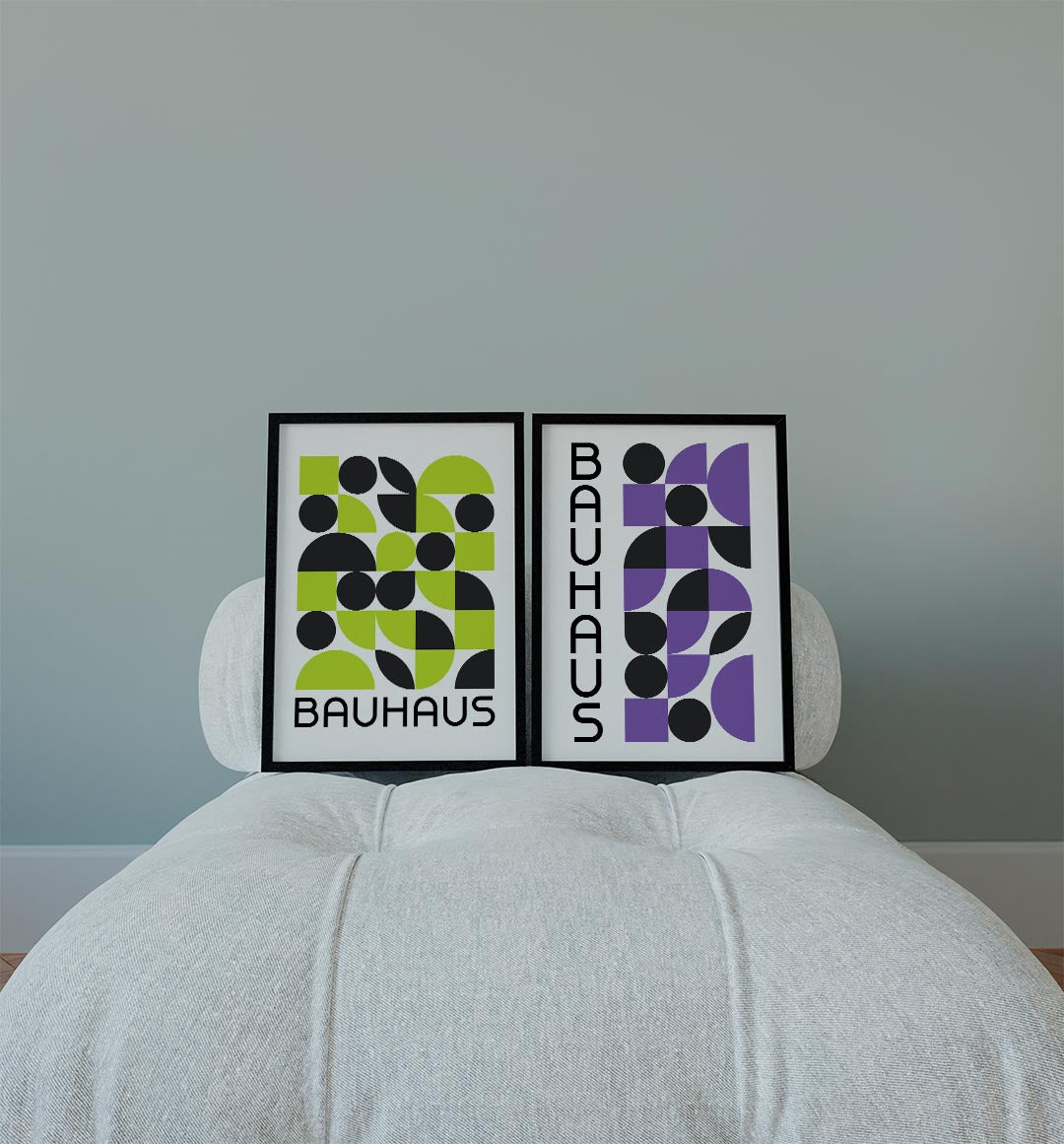 Vormen en vlakken Posterset