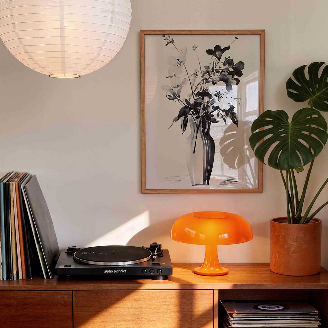 Bloemen in vaas Poster
