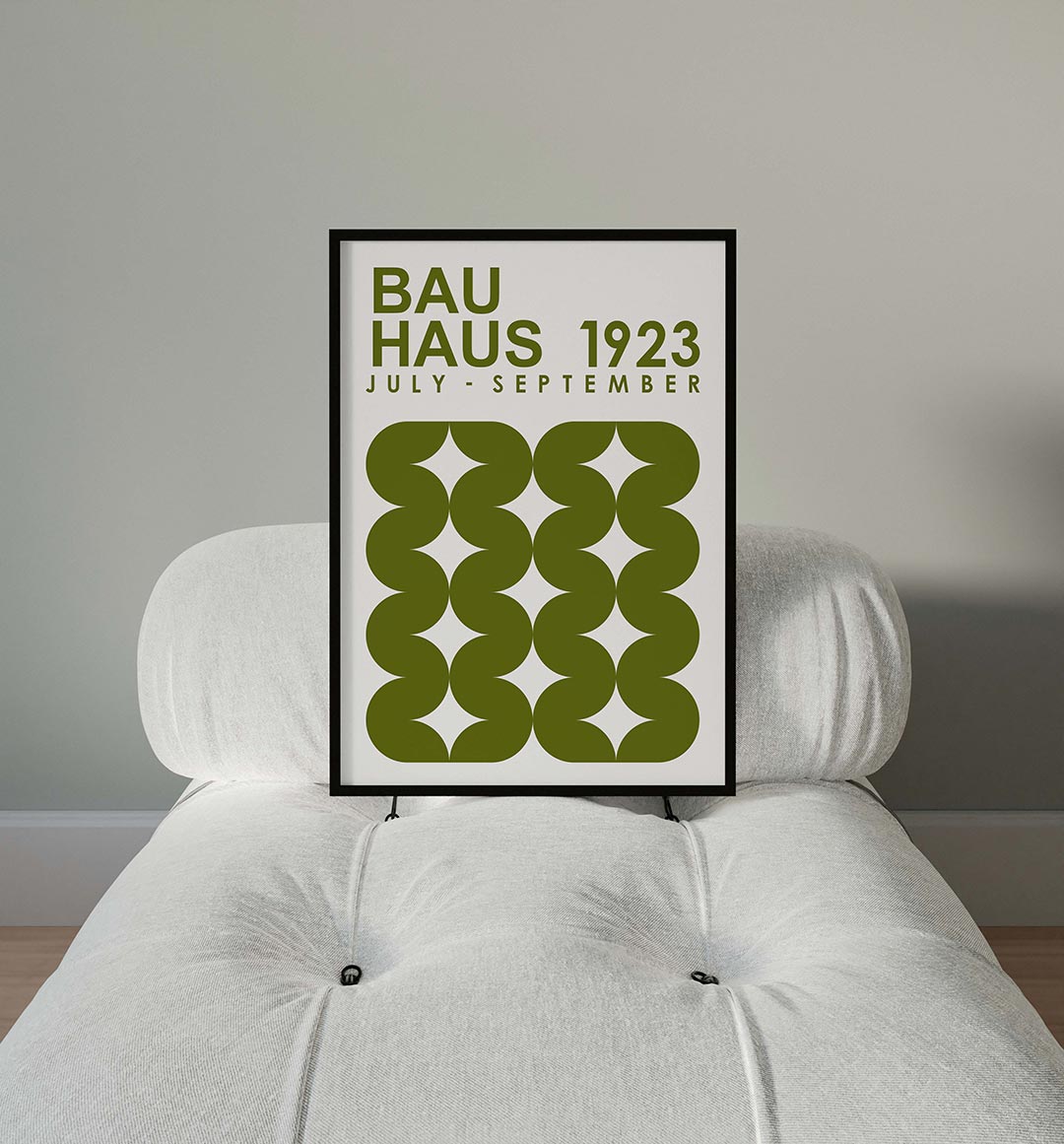 Vormritme en kleur Poster