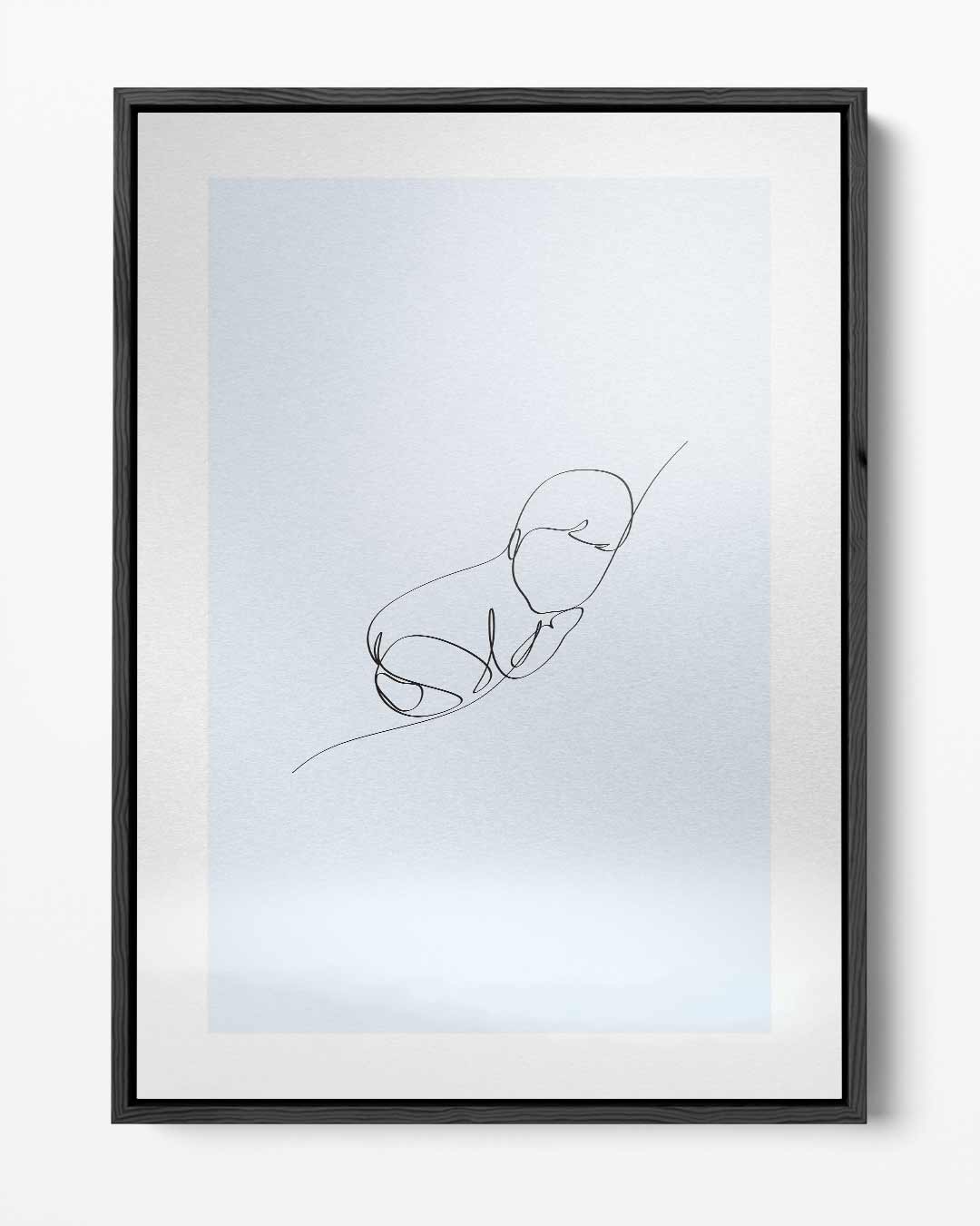 Dromerige Lijnen Kunstwerk-canvas-dibond-plexiglas-wanddecoratie-WallArtistic