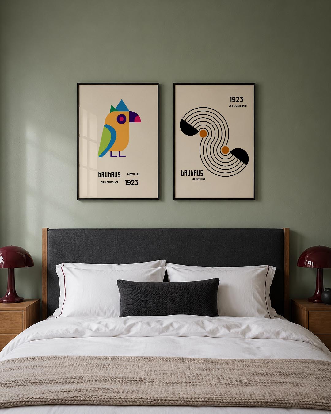 Vogelvormen en kleuren Posterset