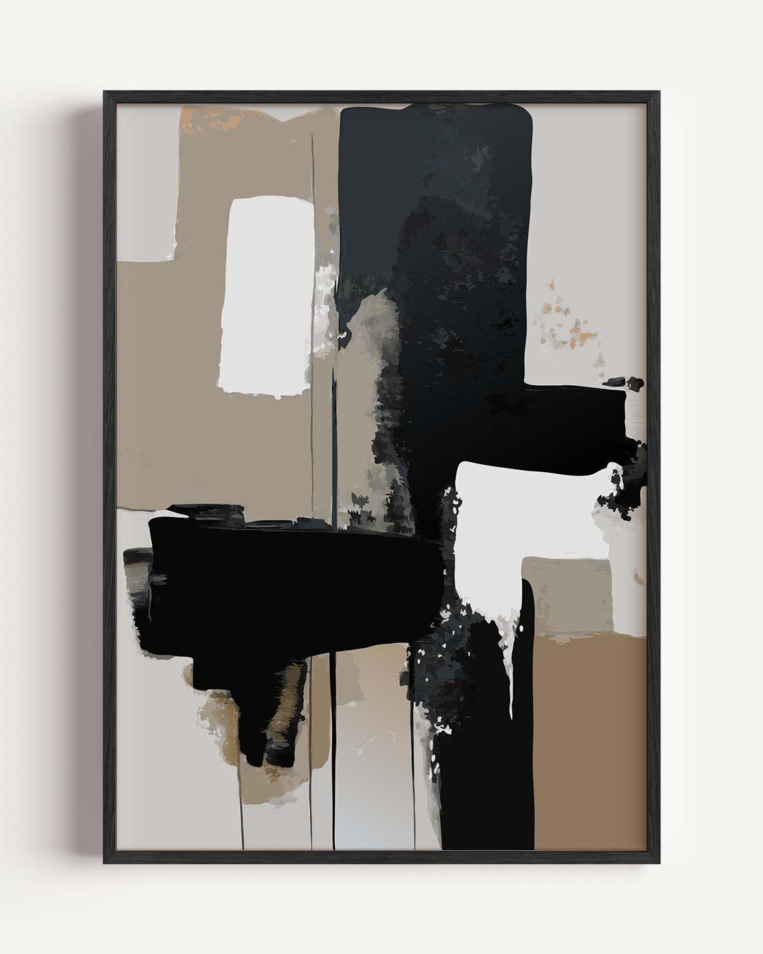 Moderne Abstracte Compositie Poster