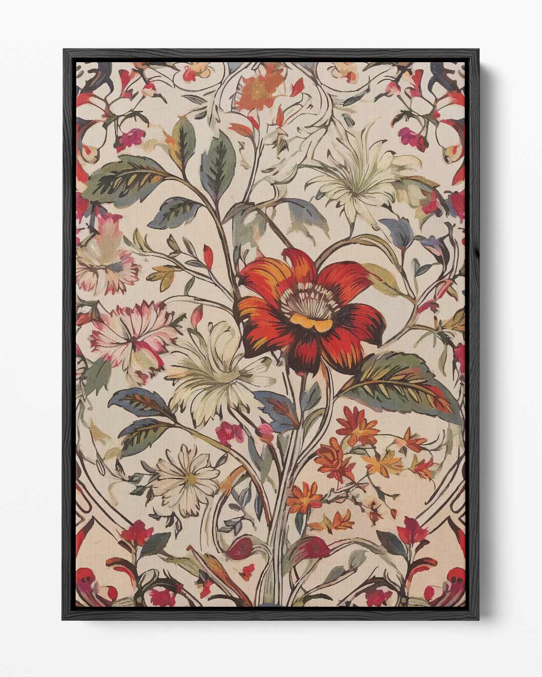 Bloemenpracht op Canvas Kunstwerk-canvas-dibond-plexiglas-wanddecoratie-WallArtistic