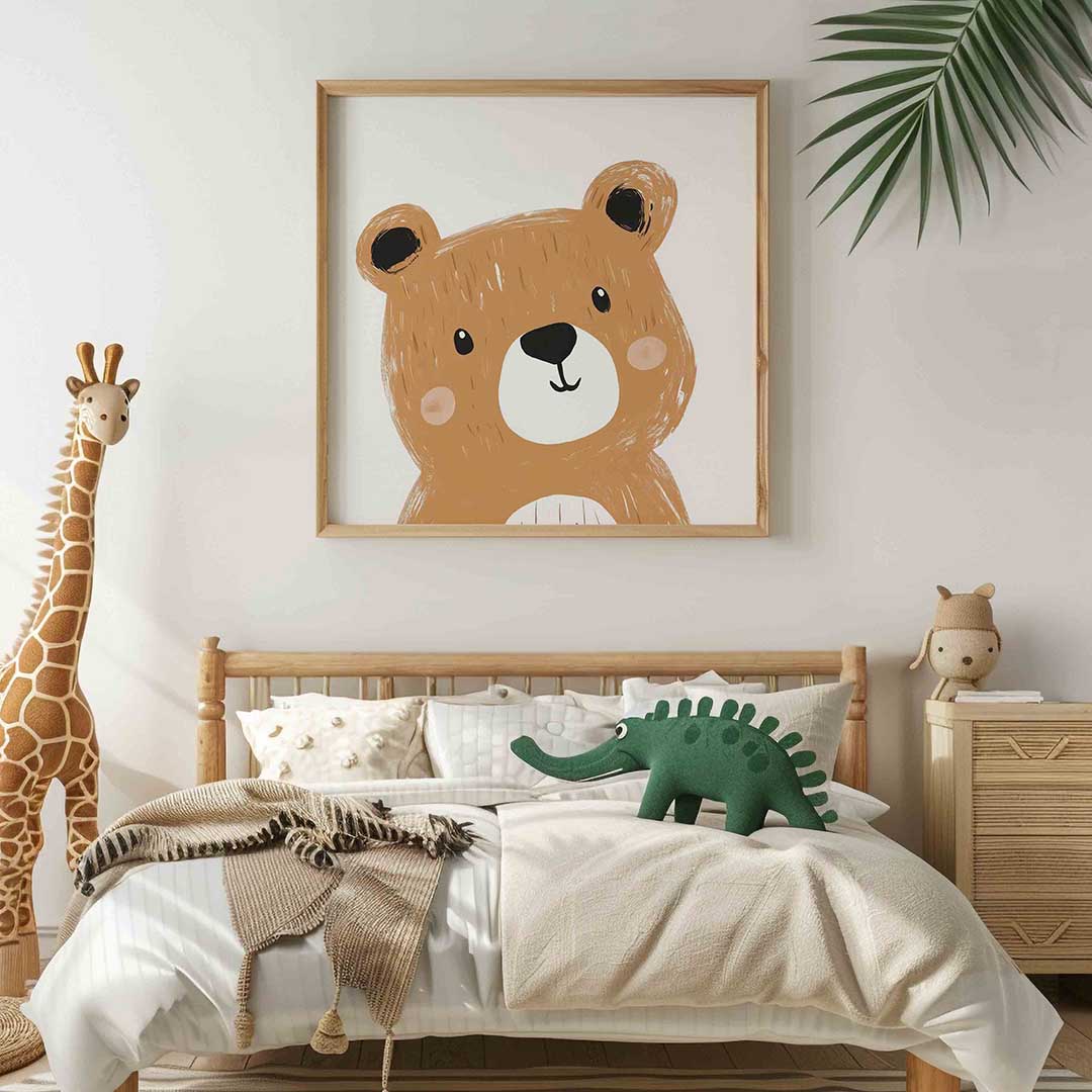Schattige beer Poster