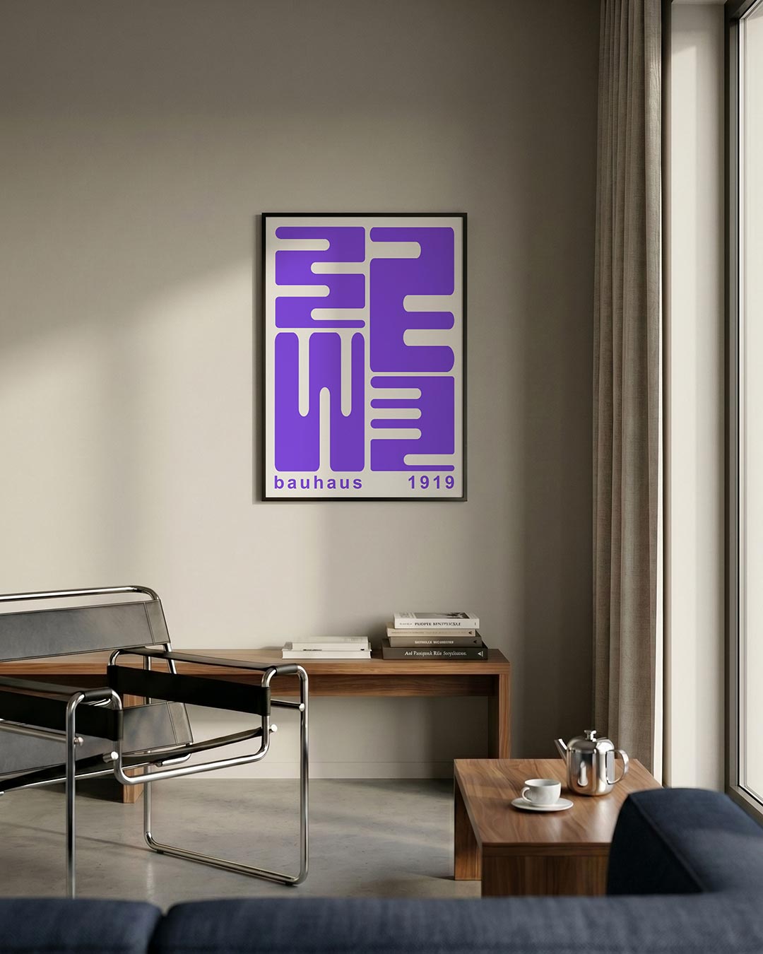 Vormritme en kleur Poster