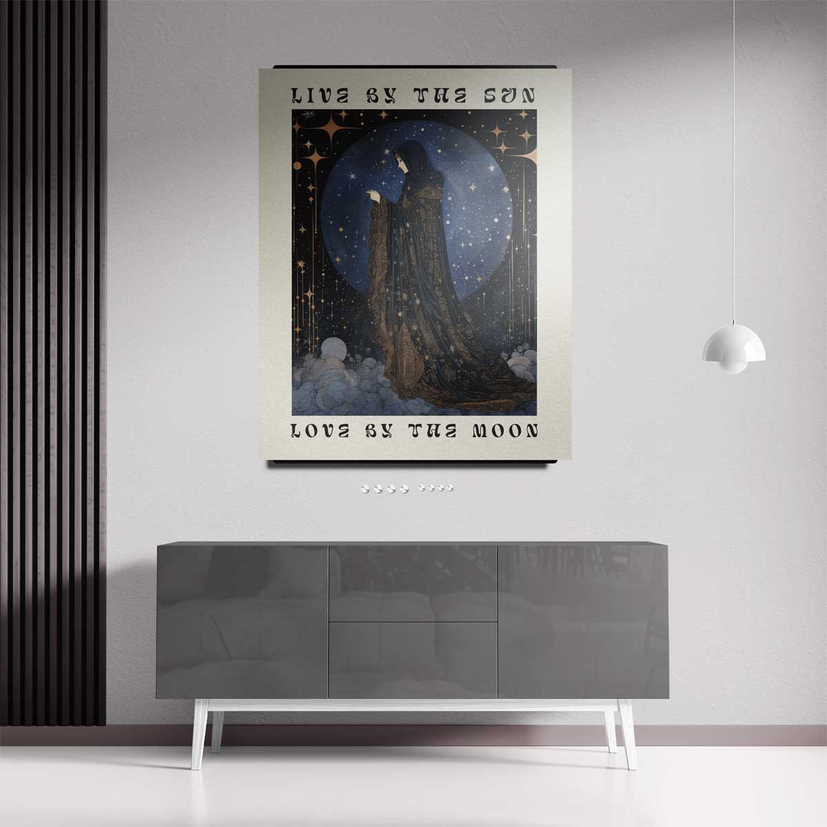 Magische Maanwandelaar Kunstwerk-canvas-dibond-plexiglas-wanddecoratie-WallArtistic