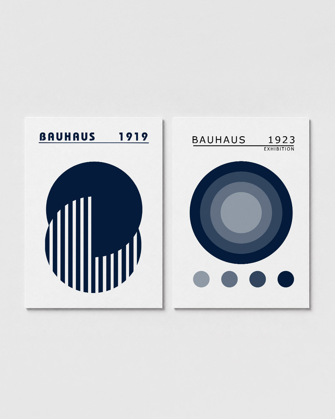 Cirkel en strepen Posterset